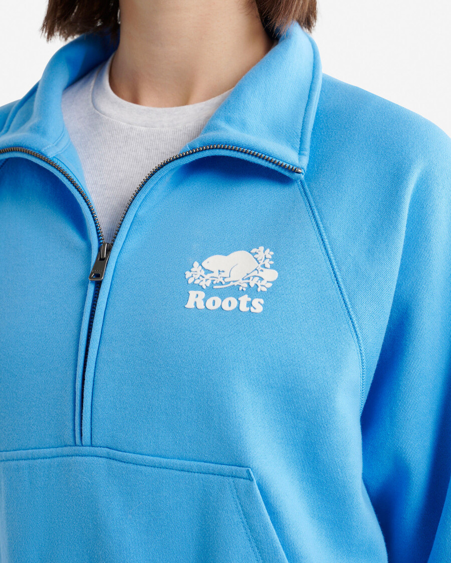 organic cooper half zip