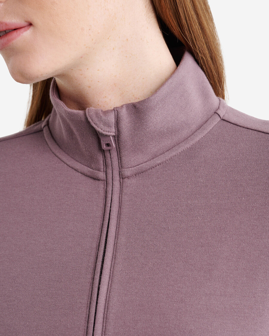 chaqueta roots essential ajustada con cremallera completa