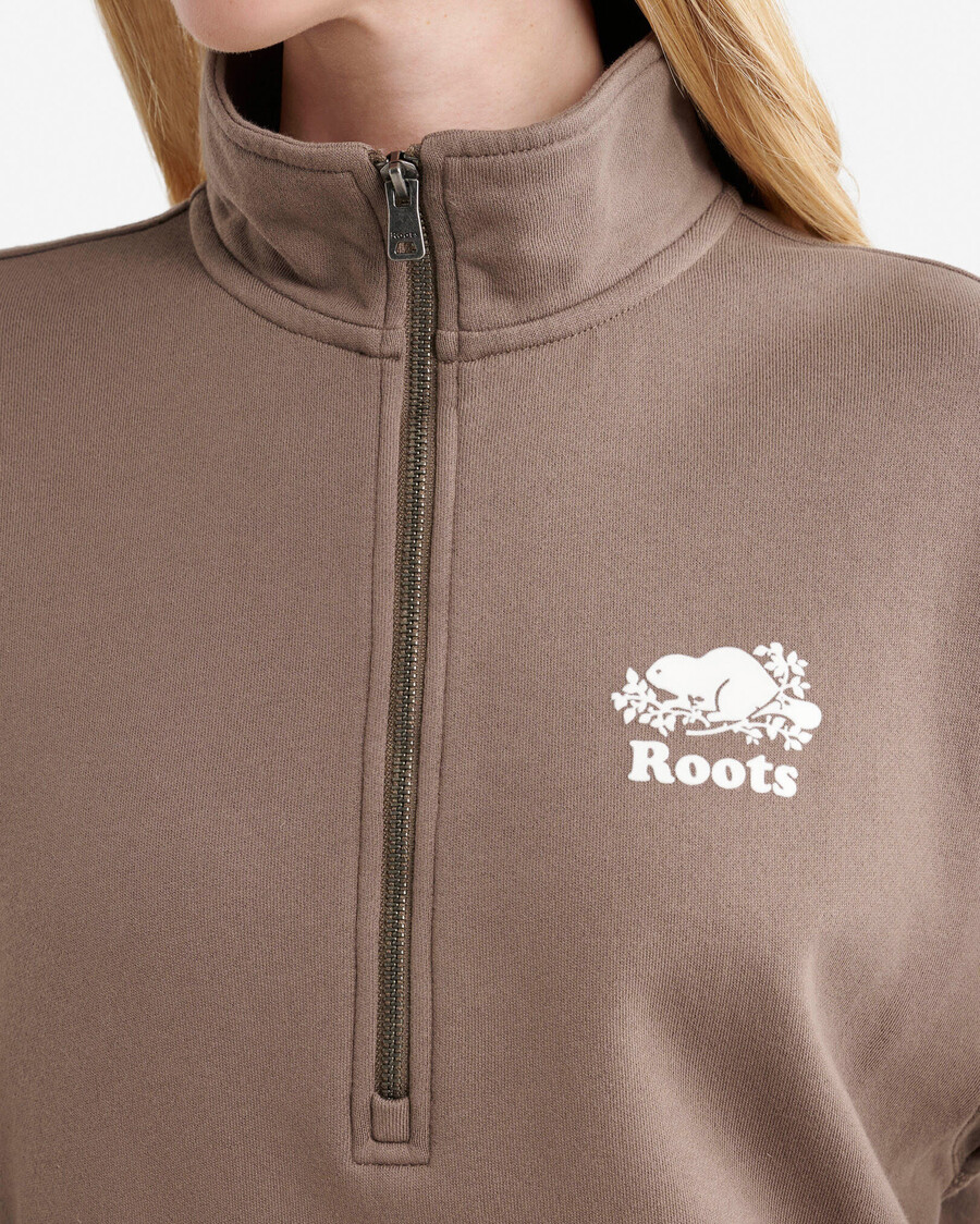 jarra de cerveza orgánica cooper relaxed half zip