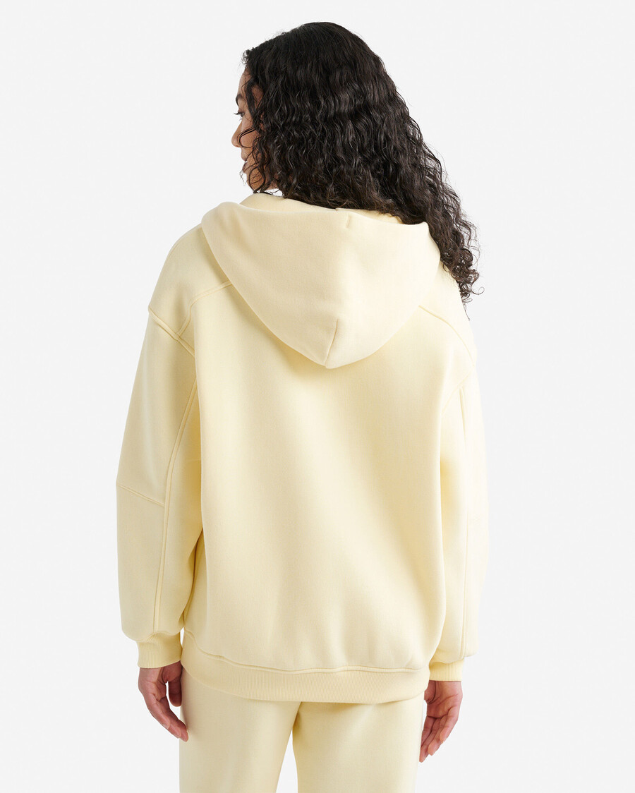 sudadera con capucha y cremallera completa cloud long