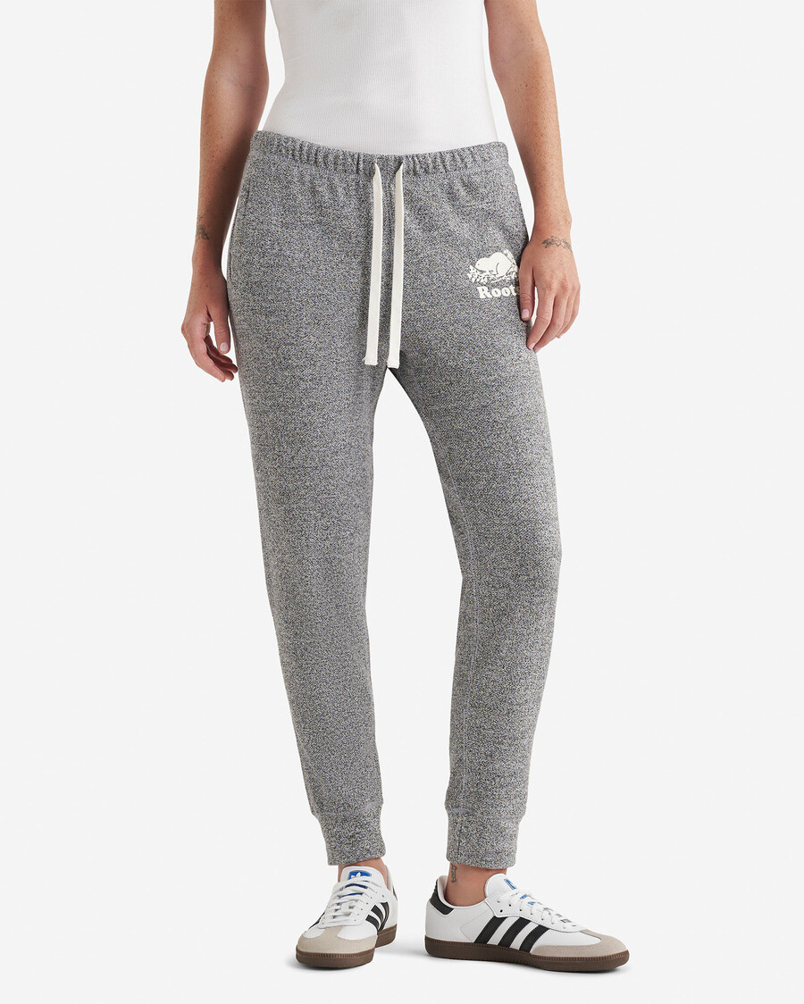 pantalón deportivo orgánico original con puños ajustados entrepierna de 66 cm