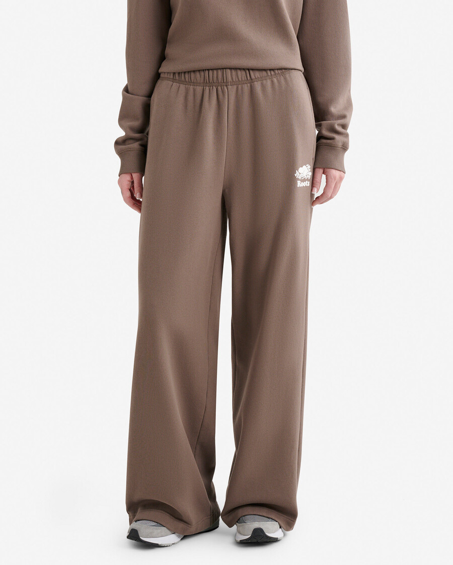pantalón deportivo de pierna ancha organic cooper