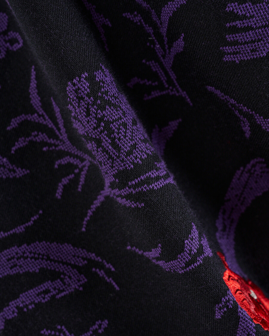 sudadera con estampado floral roots x wicked