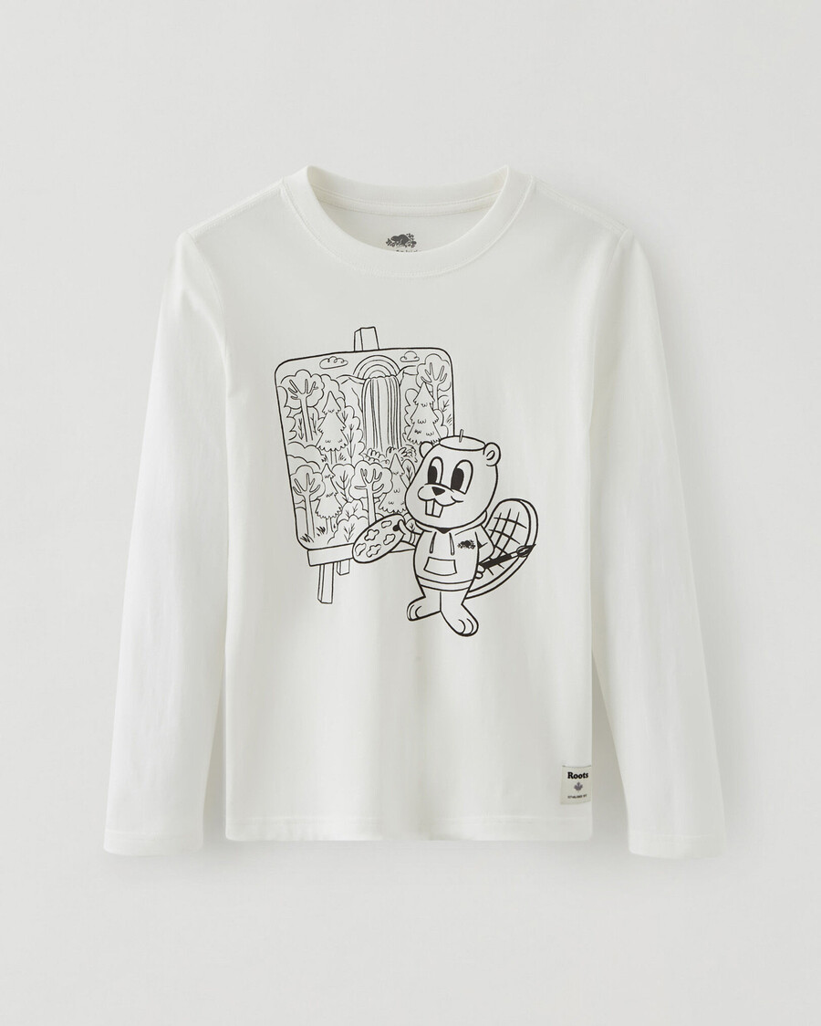 camiseta infantil colorea a tu amigo