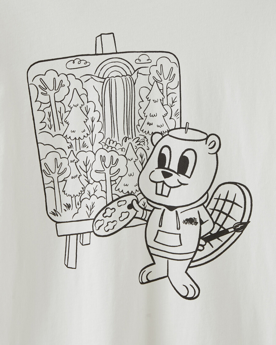 camiseta infantil colorea a tu amigo