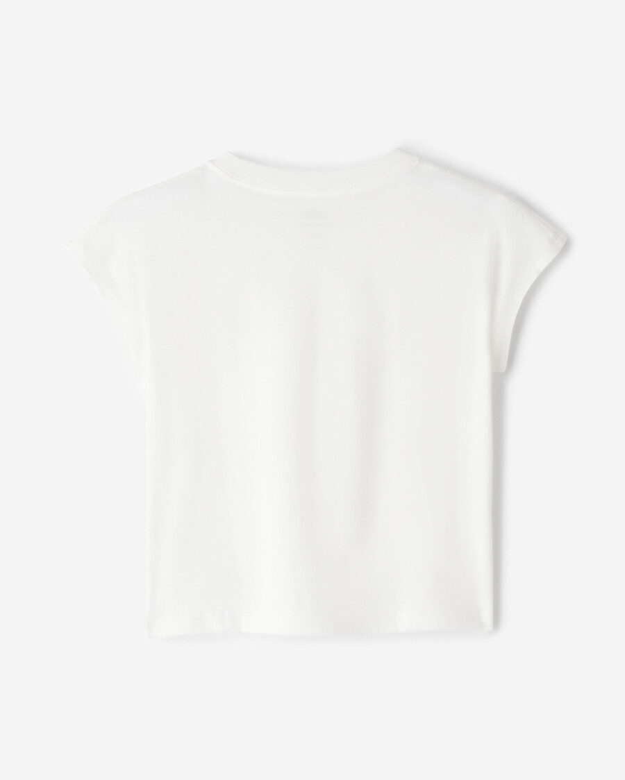 camiseta sin mangas cuadrada para niñas