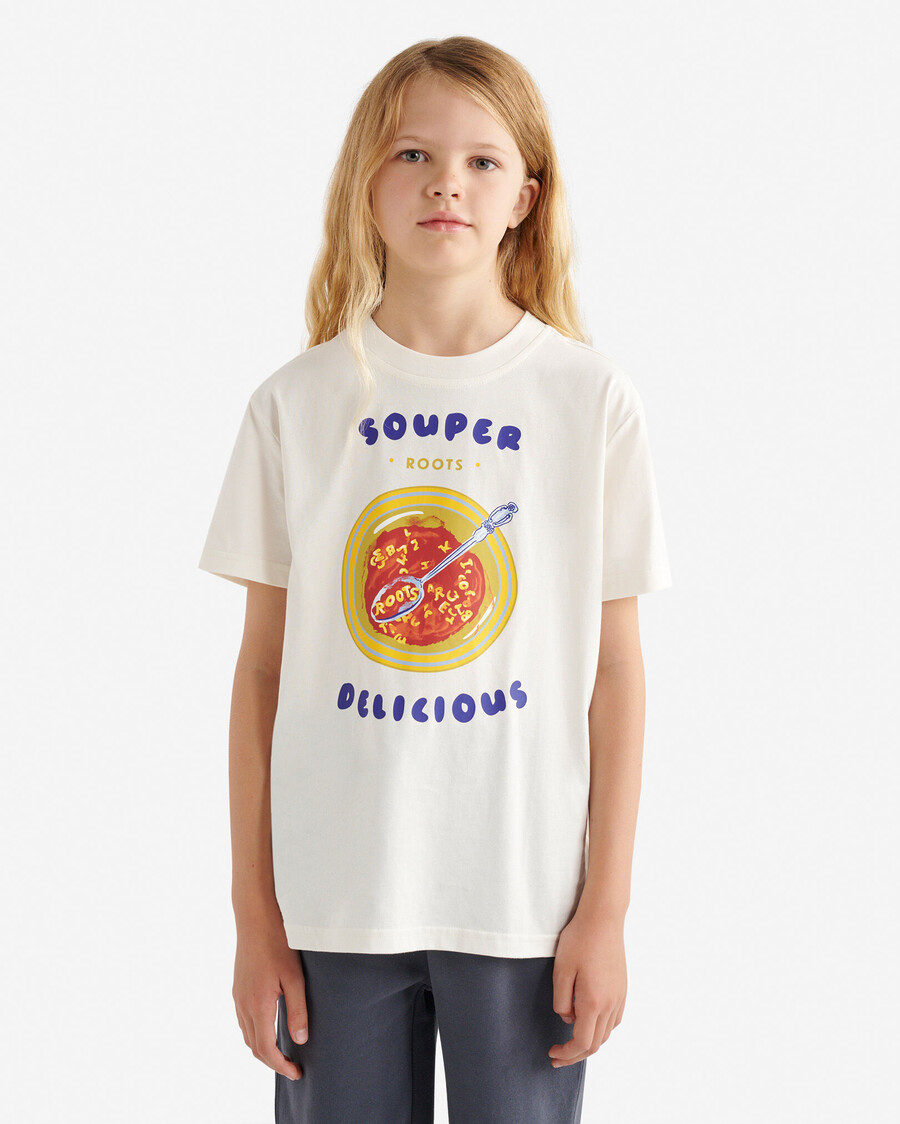 camiseta infantil de la serie food