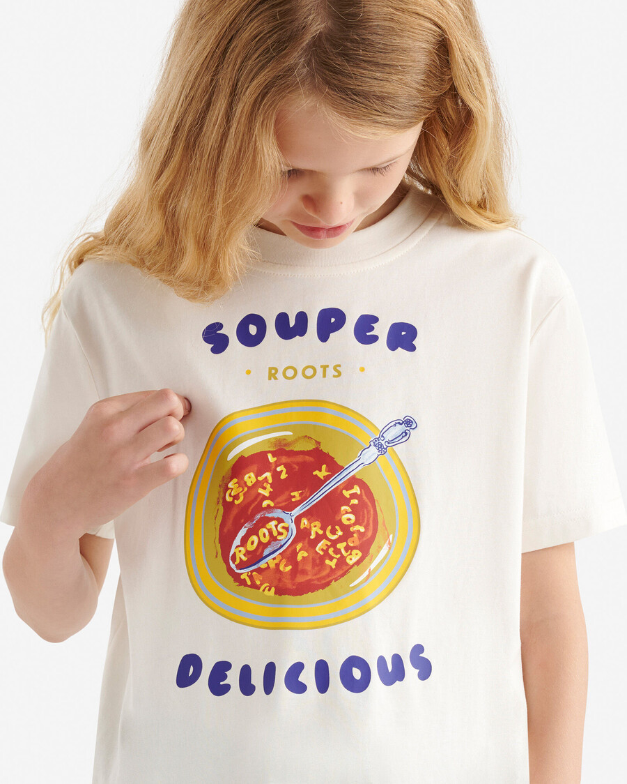 camiseta infantil de la serie food