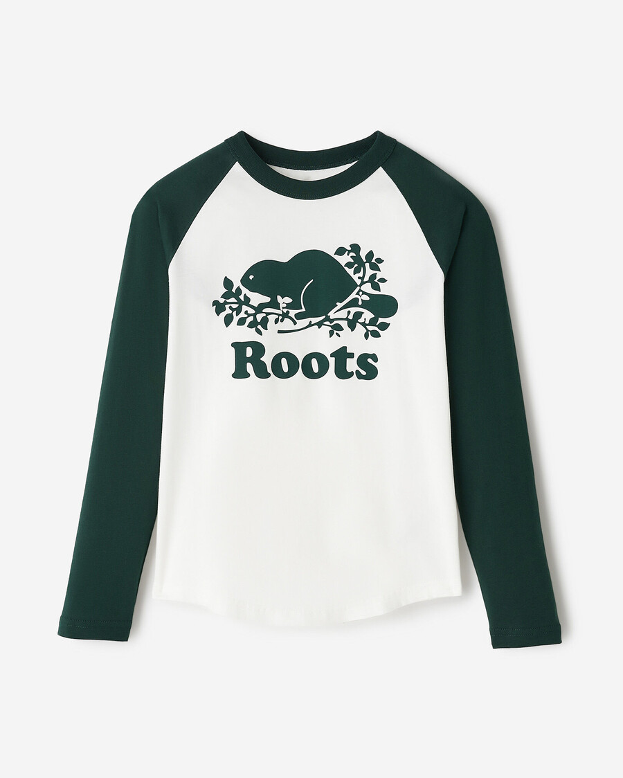 camiseta de béisbol infantil de cooper orgánico