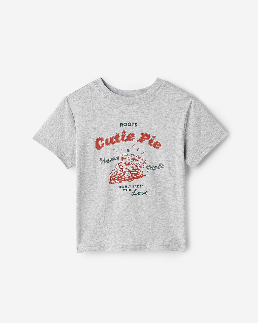 camiseta de la serie de comida para niños pequeños