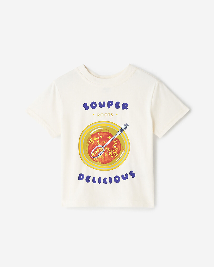camiseta de la serie de comida para niños pequeños
