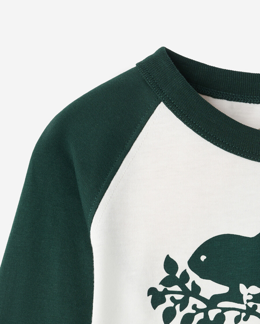 camiseta de béisbol orgánica cooper para niños pequeños