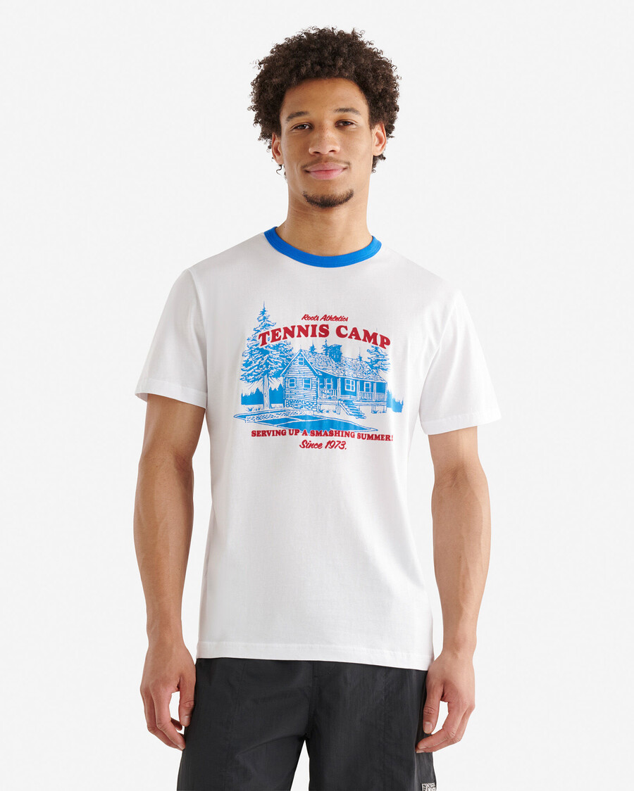 camiseta del club de campamento para hombre