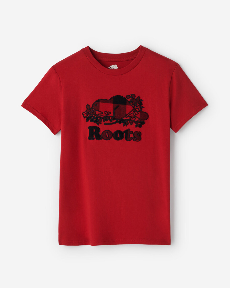 camiseta a cuadros cooper para mujer
