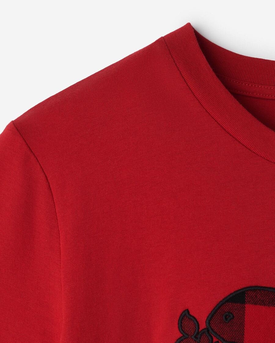 camiseta a cuadros cooper para mujer