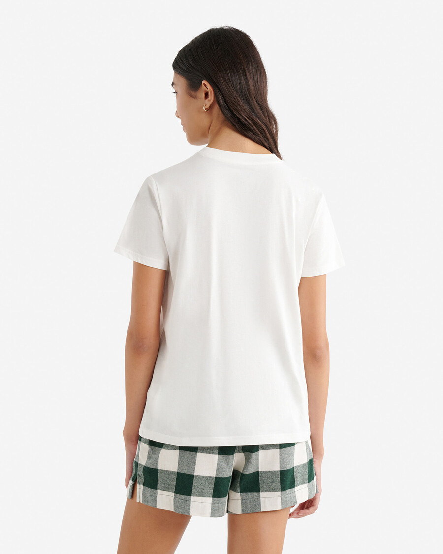 camiseta a cuadros cooper para mujer