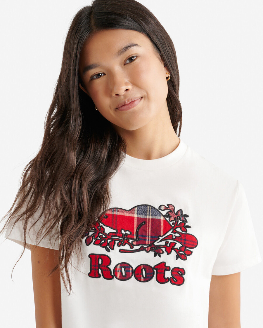 camiseta a cuadros cooper para mujer