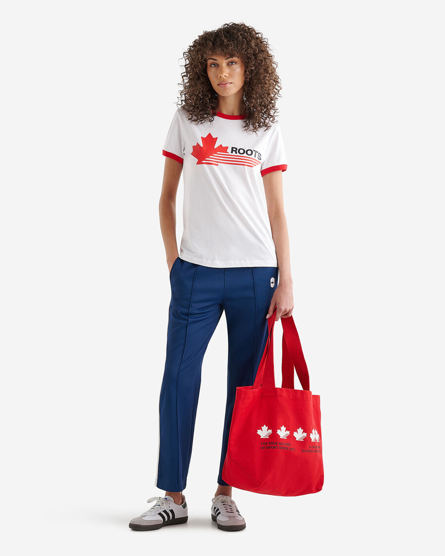 camiseta ringer de northern athletics para mujer