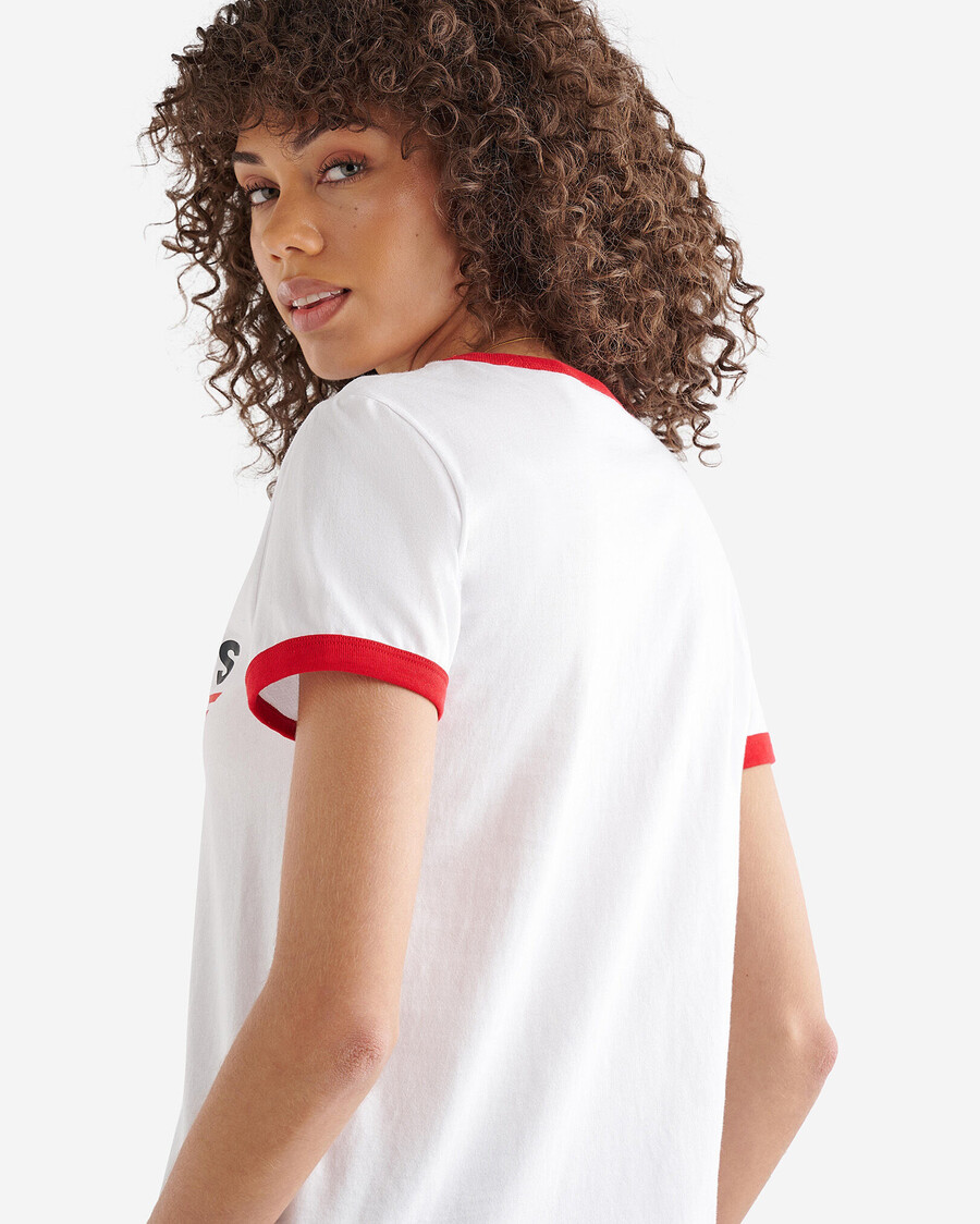 camiseta ringer de northern athletics para mujer