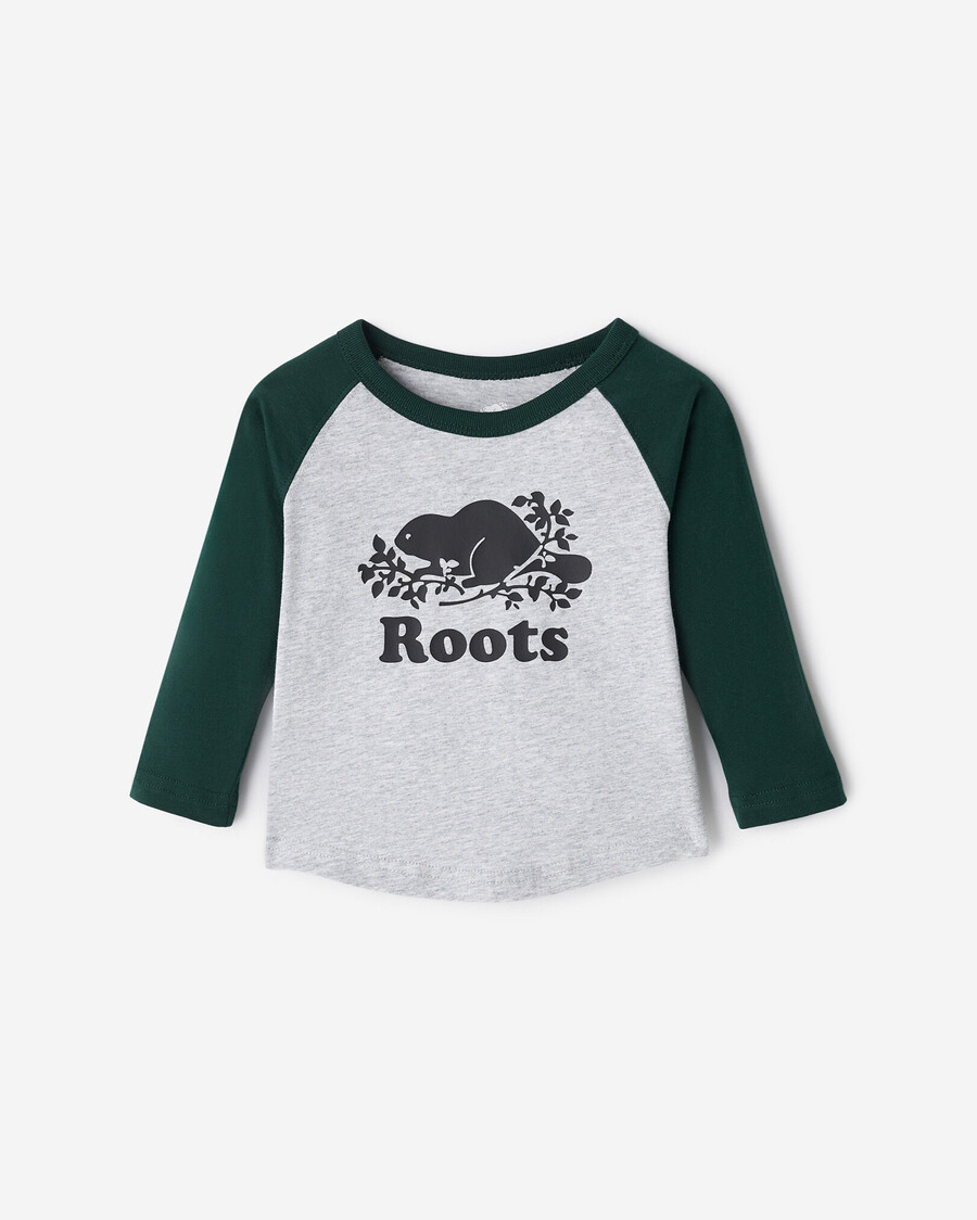 camiseta de béisbol baby organic cooper