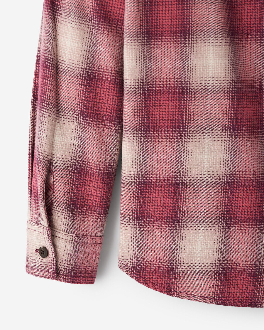 camisa de cuadros relajada para niños