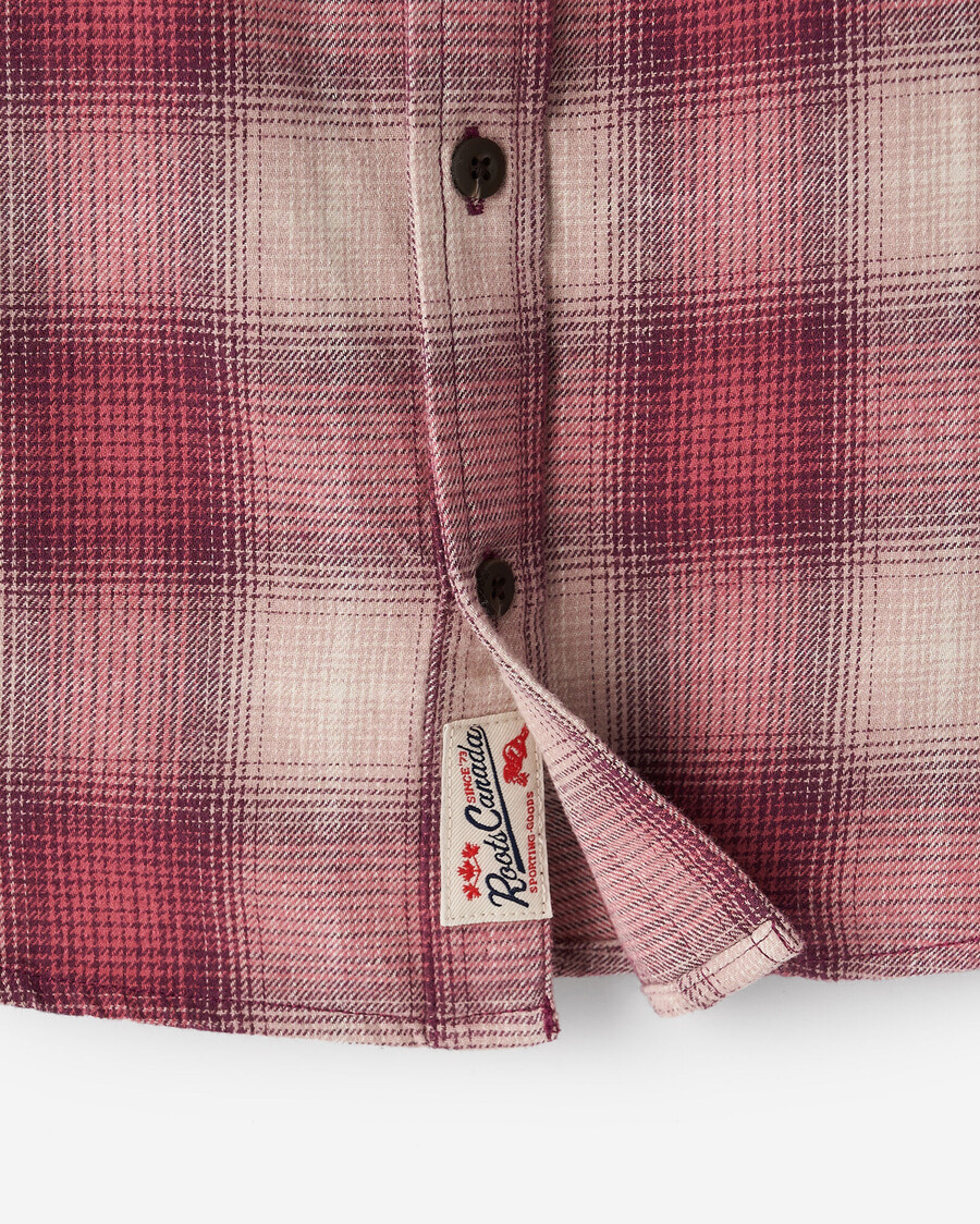 camisa de cuadros relajada para niños