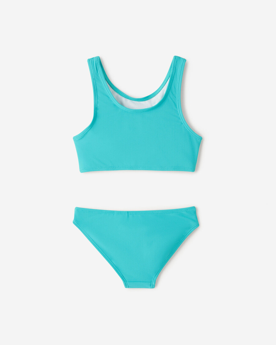 traje de baño de dos piezas cooper para niñas pequeñas