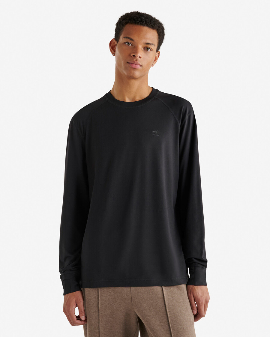 renew knit top de manga larga