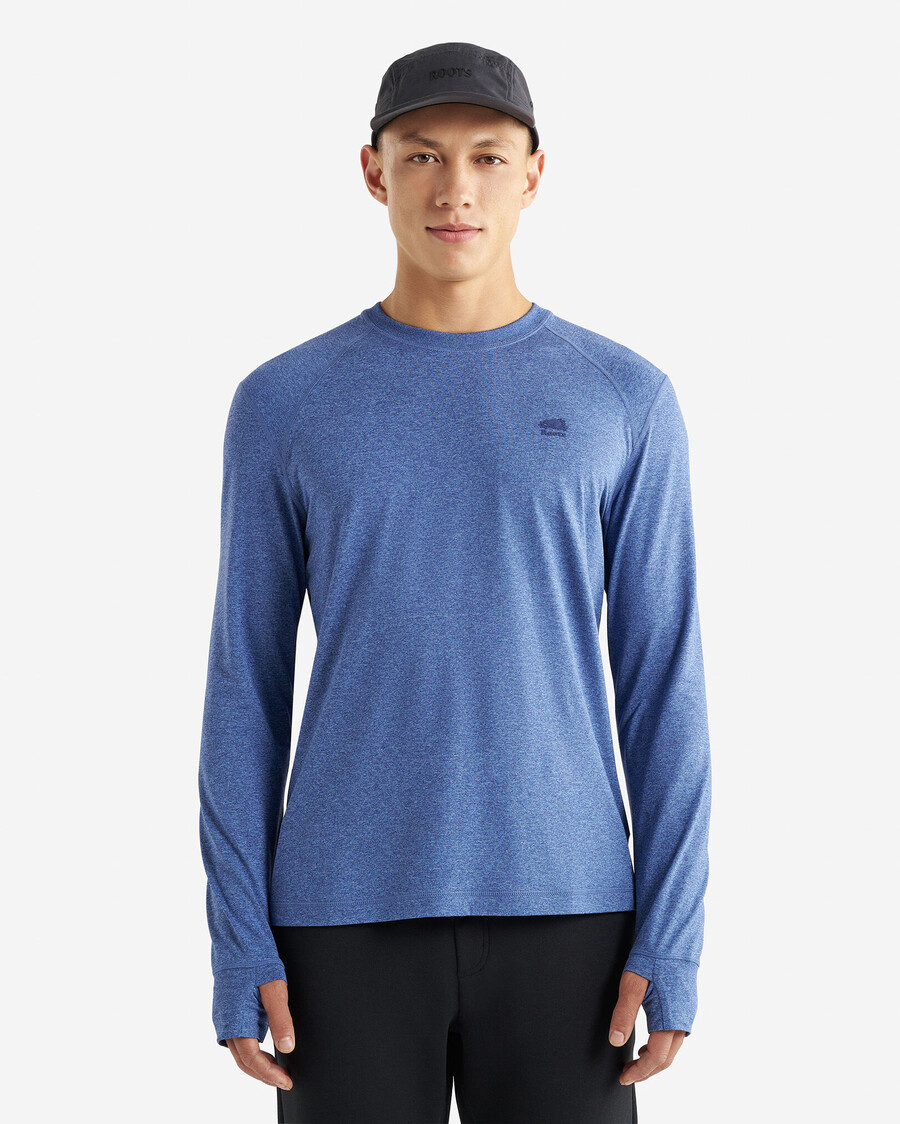 renew knit top de manga larga