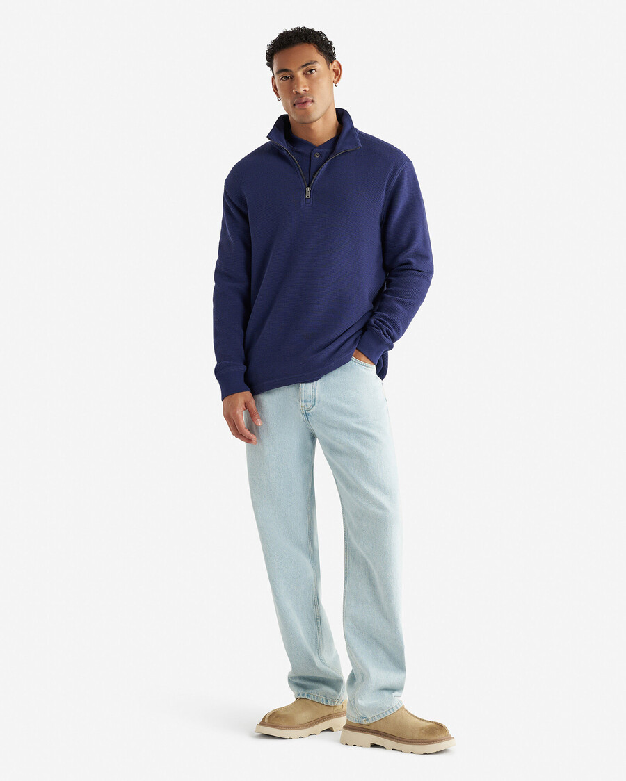 thompson double knit half zip