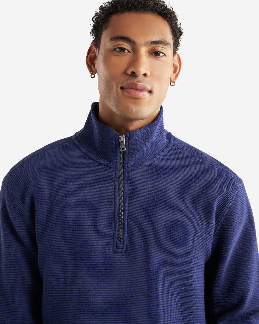 thompson double knit half zip