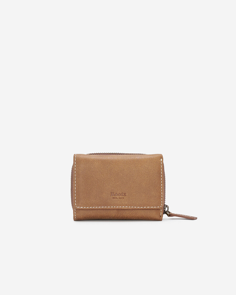 bolso de mano pequeño de tres pliegues tribe