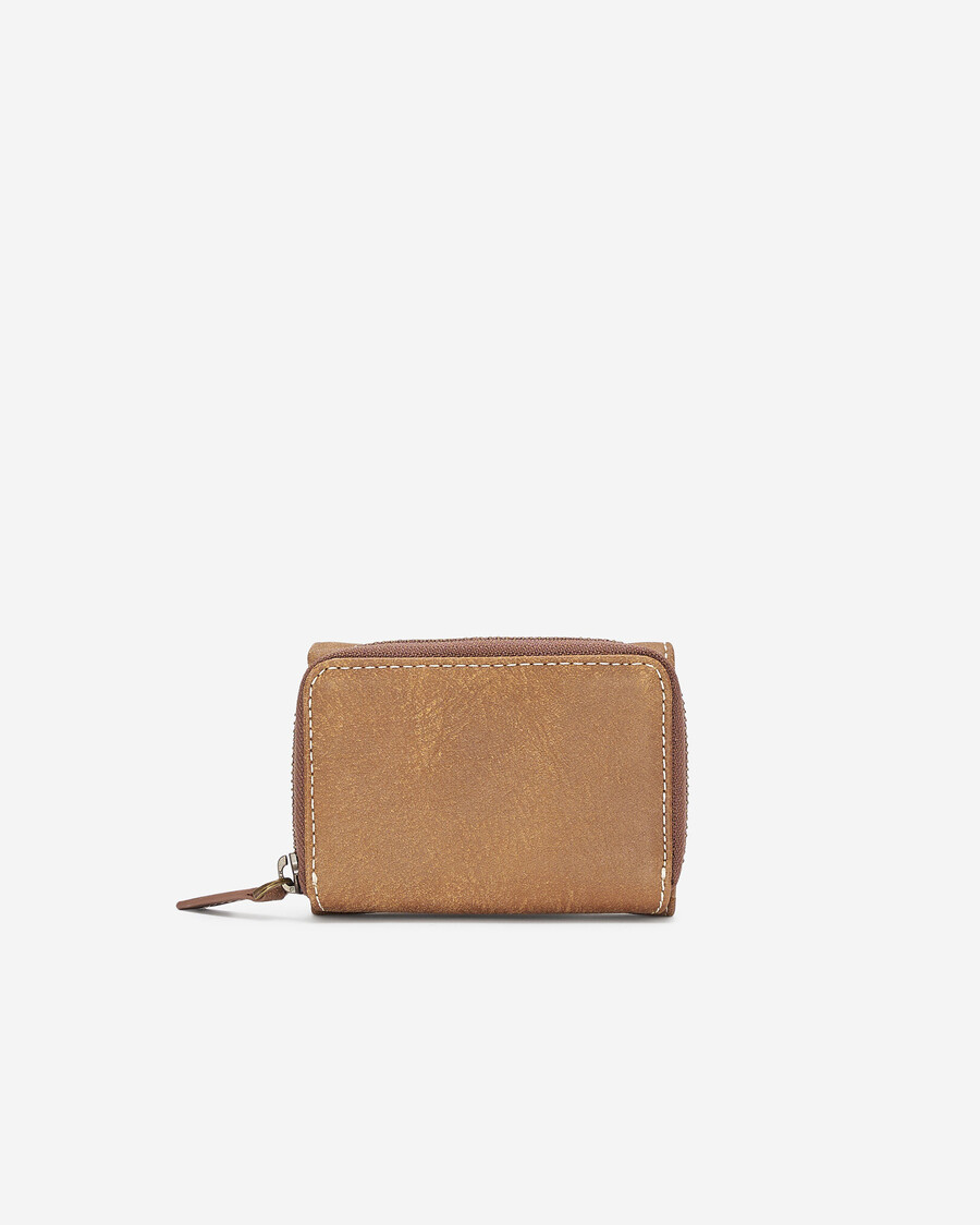 bolso de mano pequeño de tres pliegues tribe