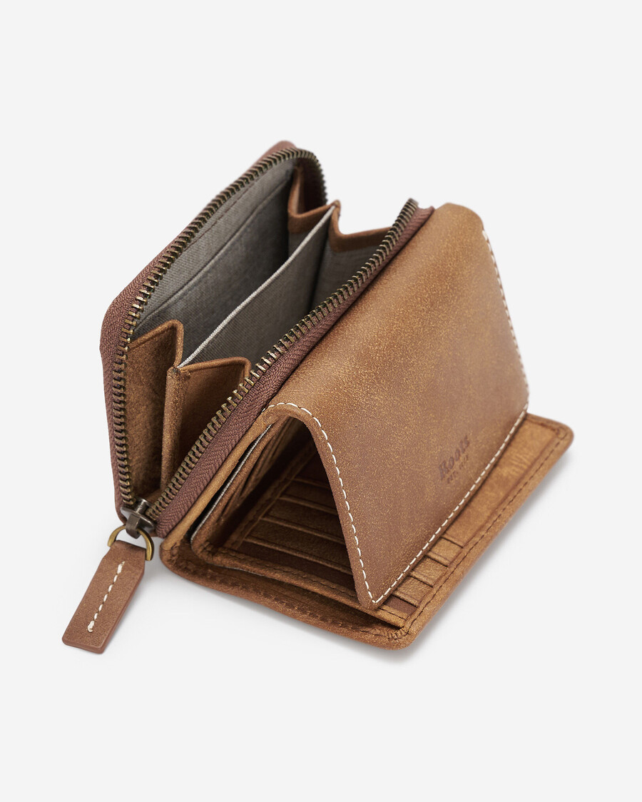 bolso de mano pequeño de tres pliegues tribe